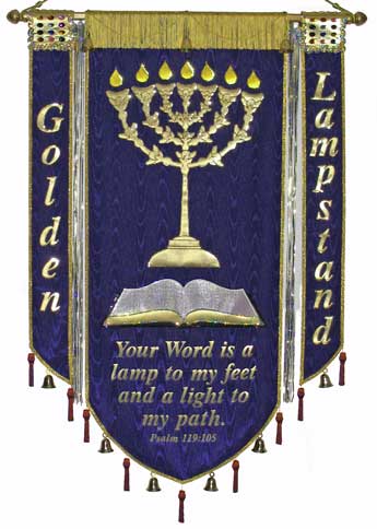 Golden Lampstand Banner